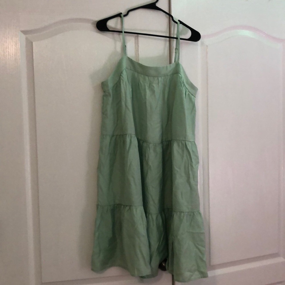 Pastel Green Dress Villa